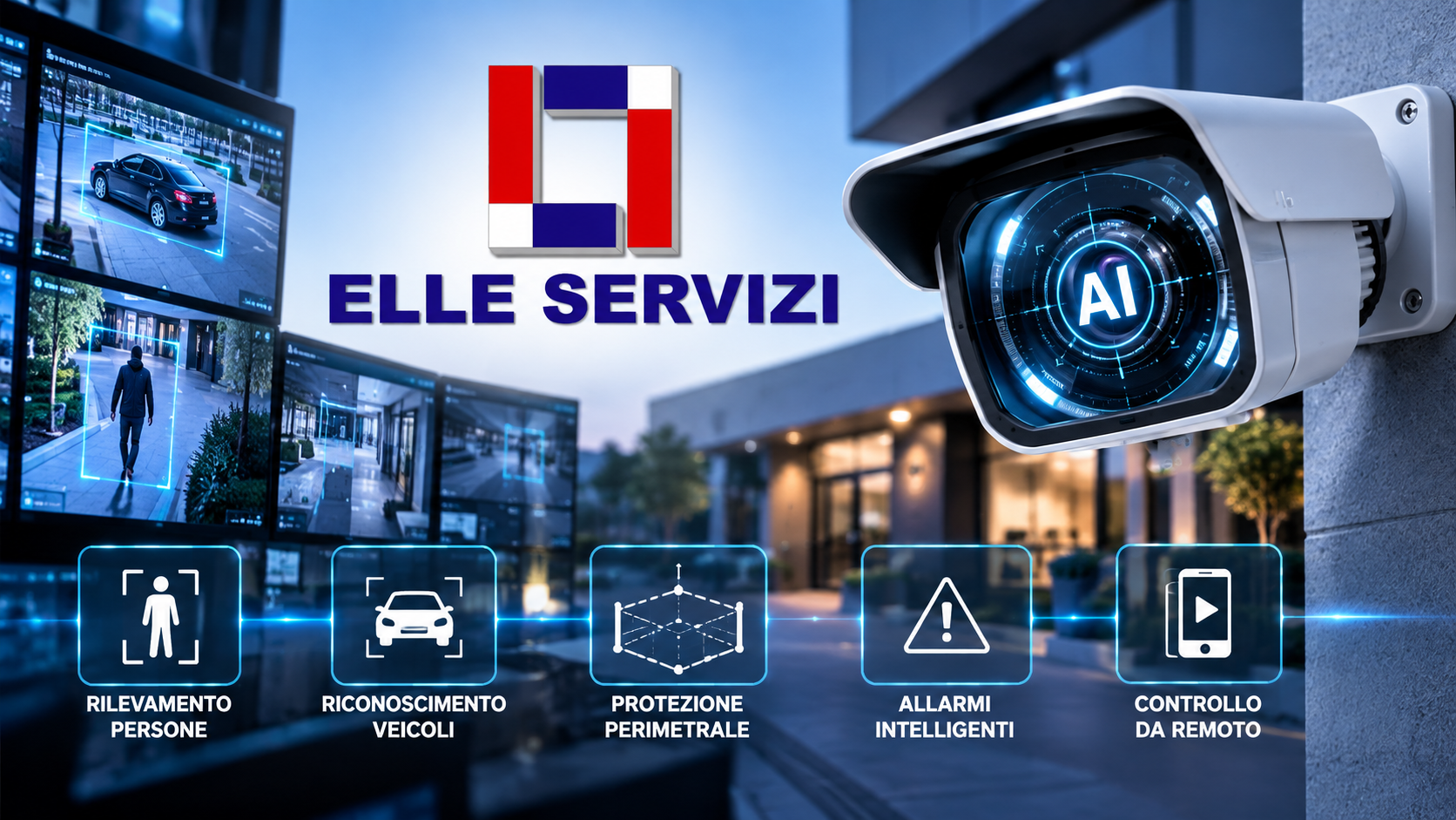 🚀 Inserisci l’Intelligenza Artificiale nella tua Sicurezza – le novità di Elle Servizi